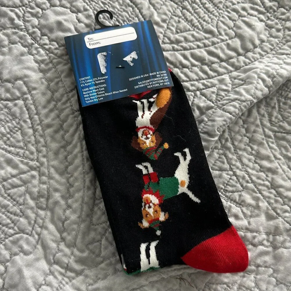 NWT Christmas Dog Socks
